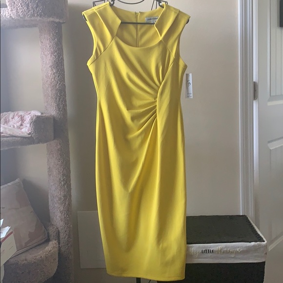 Shelby & Palmer Dresses & Skirts - BNWT Shelby & Palmer size 6 midi dress in yellow